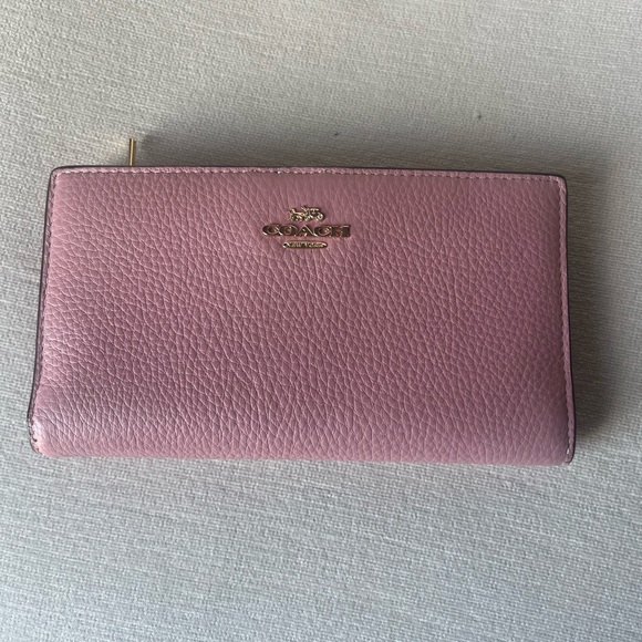 NWT Pink Mauve Coach wallet - Picture 3 of 5